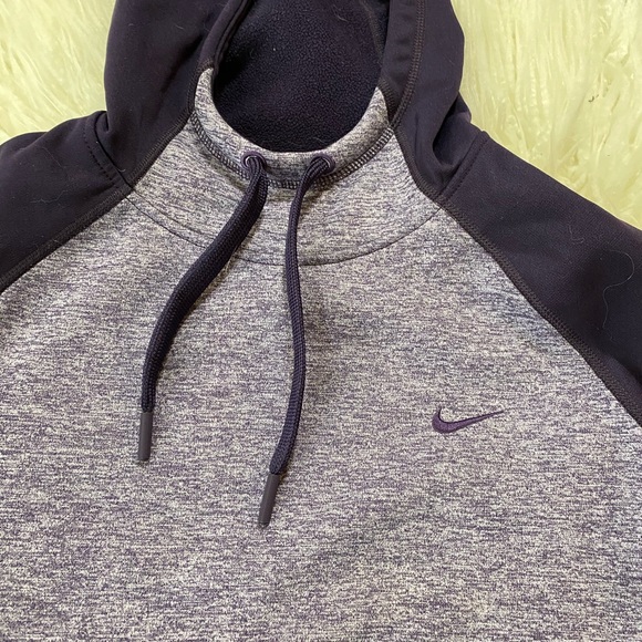 💜🖤💜Nike Hooded Sweatshirt - Picture 3 of 5